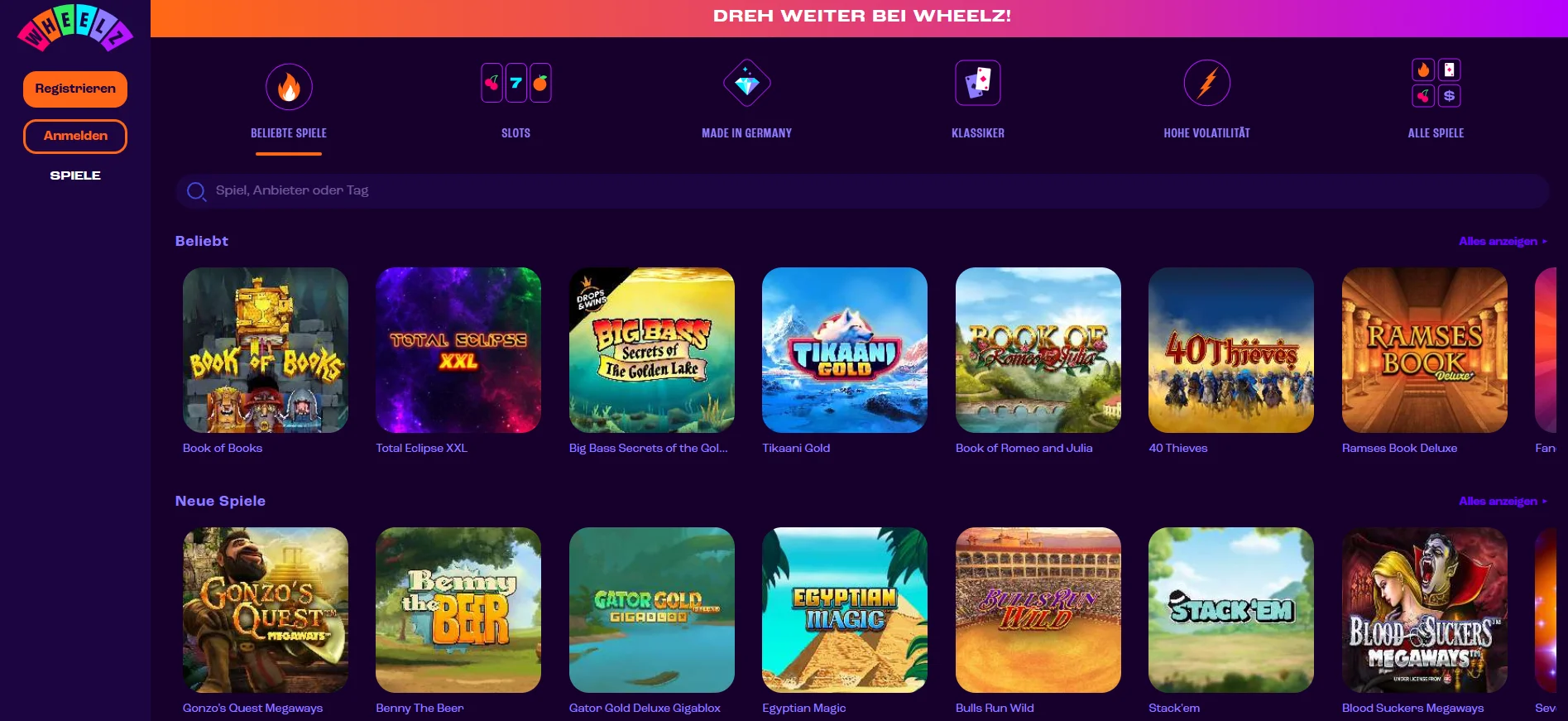 Wheelz Casino